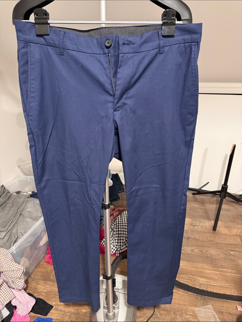 Jos. A. Bank Men's Navy Blue Chinos
